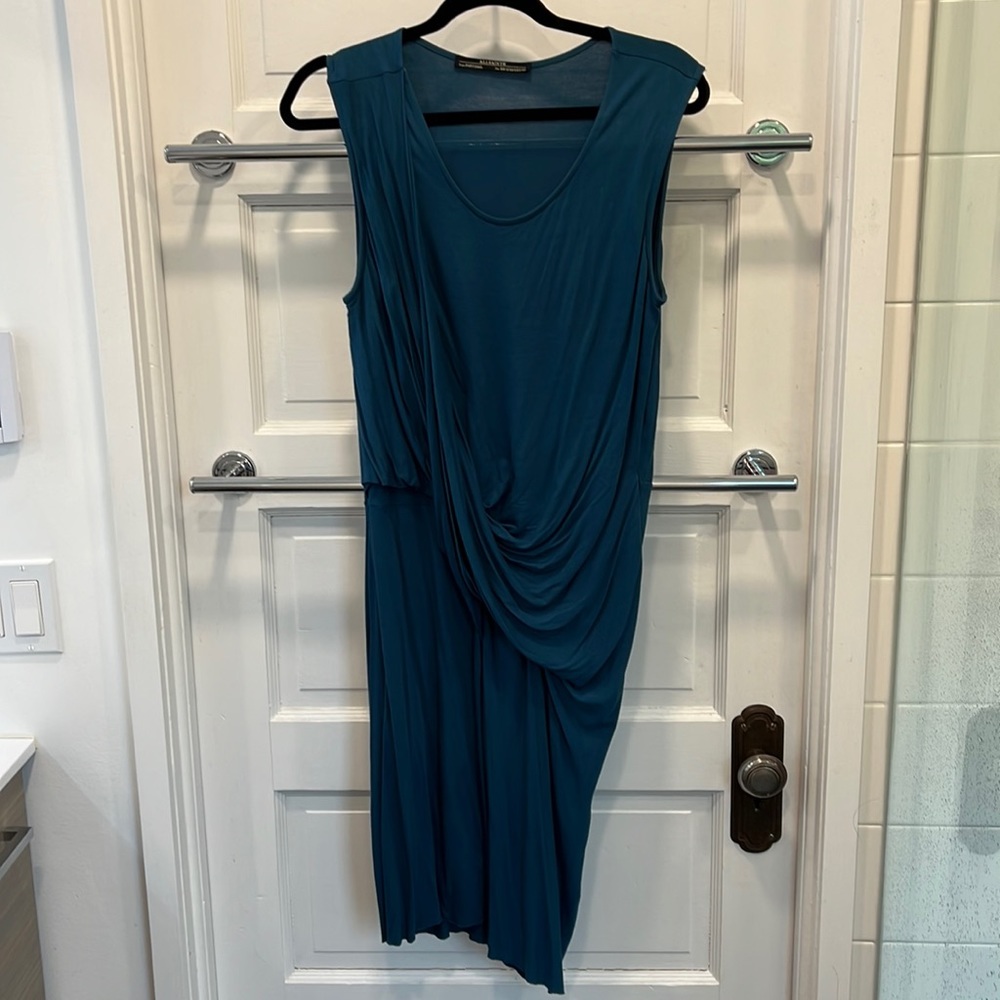 All Saints teal dress
